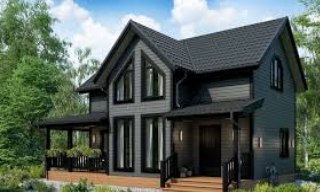 Проекты каркасных домов с террасой от 3571 рублей | Строй-Лбн