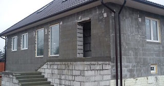 Фасад из газобетона для дома в Лобне - Строй-Лбн, качественная отделка от 2041 руб.