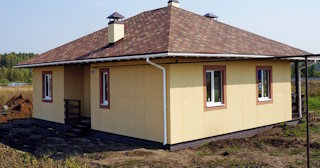 Одноэтажный дом из панелей под ключ в Лобне - Строй-Лбн от 132613 рублей